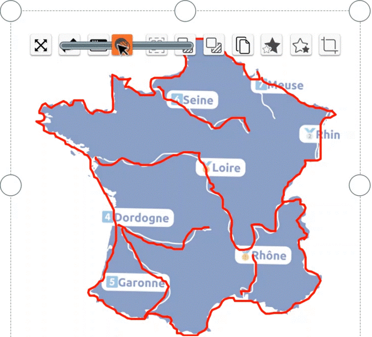 La transparence carte dans ActivInspire