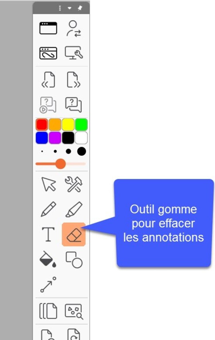 Effacer les annotations dans ActivInspire