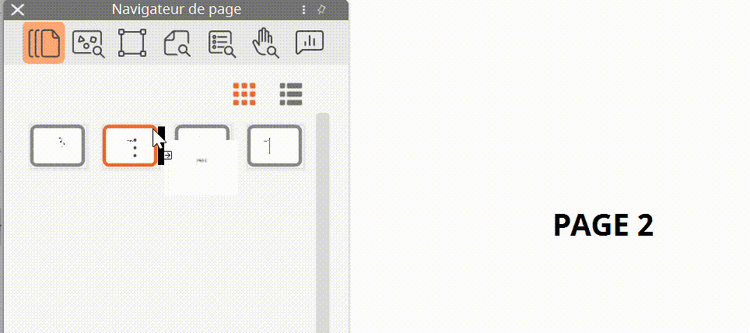 ordre des pages dans ActivInspire