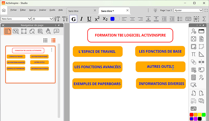 plan de formation