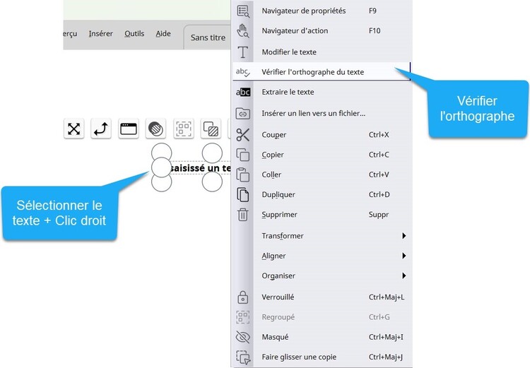 verification orthographe du texte