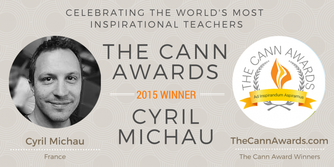Cyril Michau vainqueur des Cann Awards 2015